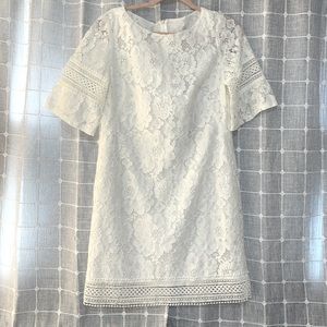 Lauren Ralph Lauren White Lace Dress